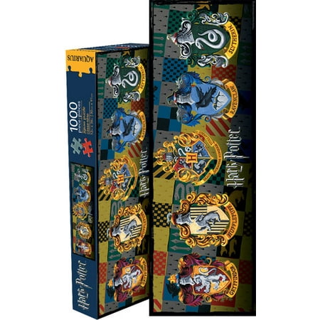 Harry Potter Crests 1000 PC Slim Jigsaw Puzzle - Walmart.com