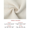 thumbnail image 5 of DARING DIVA Tweed Collared Belted Button Down Blazer Dress XL White, 5 of 6