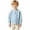 A-Light Blue4, variant on Bobifish Toddler Boys Long Sleeve Crewneck T‑Shirt Henley Button Placket Fleece Top