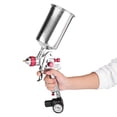 thumbnail image 1 of Pistola Pulverizadora, Práctica Pistola Pulverizadora De Pintura Con Aire, Alimentación Por Gravedad De 1000 De Alto Volumen Duradera Con Regulador Para Automóvil, 1 of 7