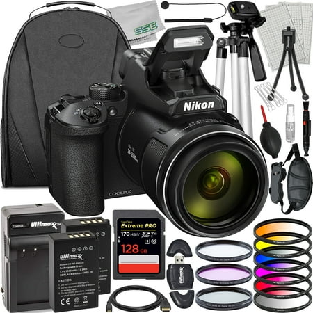 Nikon COOLPIX P950 Digital Camera + Advanced Accessory Bundle: SanDisk ...