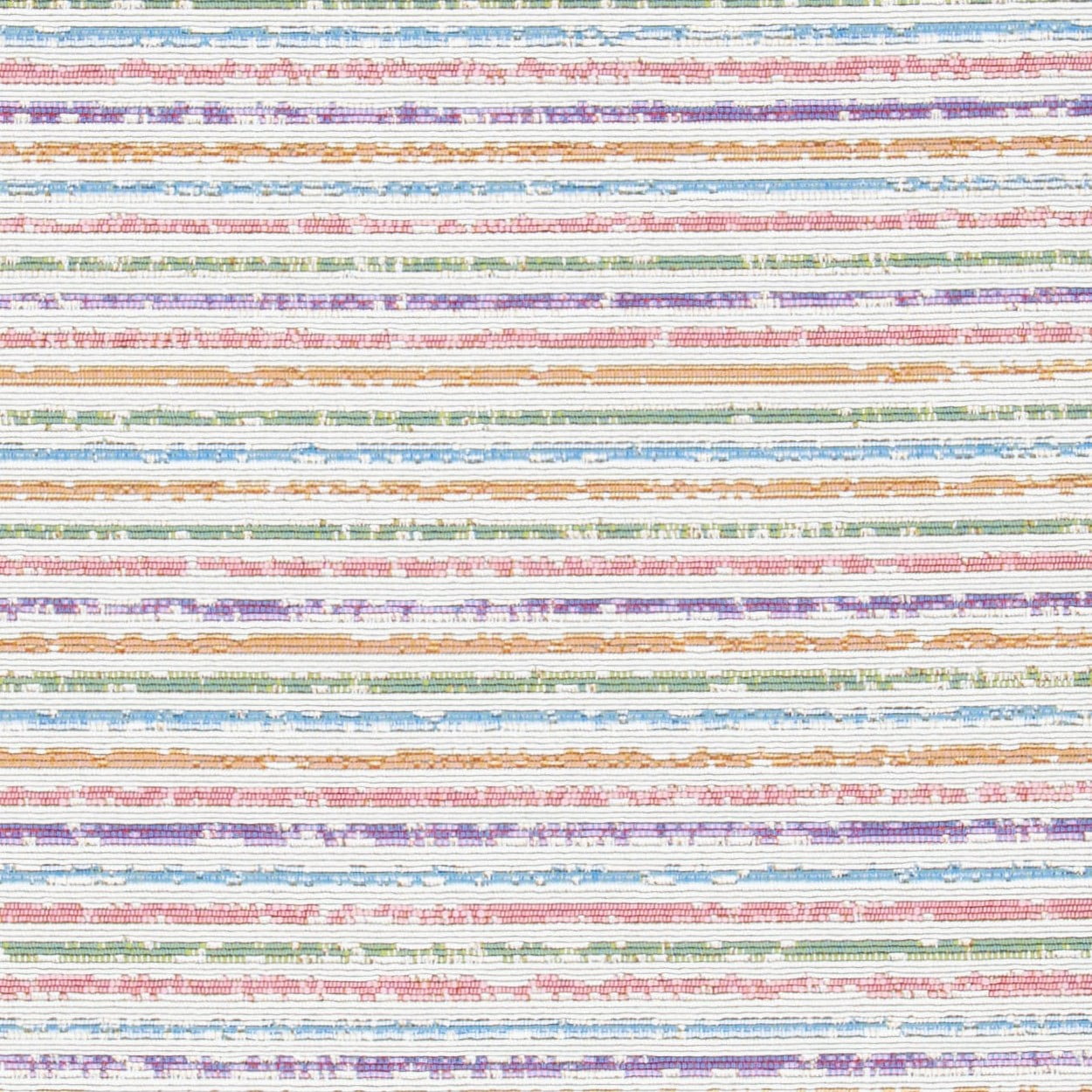 Safavieh Summer Tracy Outdoor Striped Distressed Area Rug, Ivory/Blue, 6'7" x 6'7" Square
