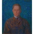 thumbnail image 2 of Thorvald Erichsen 15x17 Gold Ornate Wood Frame and Double Matted Museum Art Print Titled - Portrait of the Author Mons Lie (1909), 2 of 4