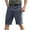 Navy, variant on lmcalzta Mens Golf Shorts with Multi Pockets Elastic Waistband Hiking Camping Cargo Shorts with Multi Pockets