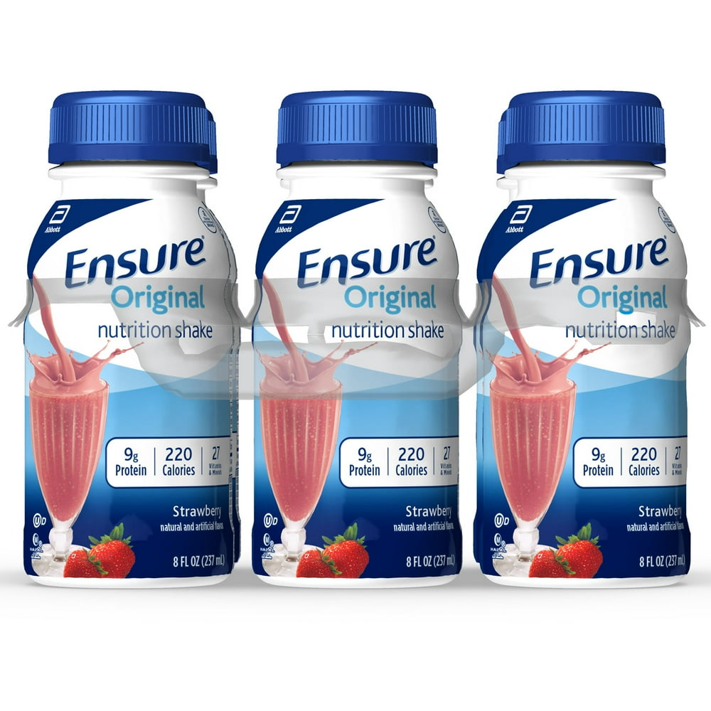 Ensure Original Nutritional Drink Strawberry 8 fl oz 6 Count