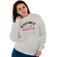 thumbnail image 5 of Cute Dancer Gymnast Mermaid Lover Women Crewneck Sweatshirt Brisco Brands S, 5 of 6