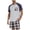 Purple, variant on TKKCS Mens Plaid Pajama Sets- Short Sleeve and Shorts Crew Neck Lightweight Sleepwear Lounge Sets With Pockets Blue Size L