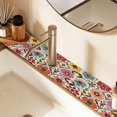 thumbnail image 2 of Yayeee Faucet Mat for Kitchen Sink 14.7" Diatomite Long Splash Guard Pad, Colorful Flowers, 2 of 7