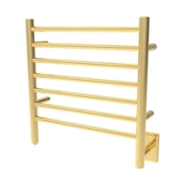Amba Products 21.25" Gold Small Polished 7 Bar Towel Warmer