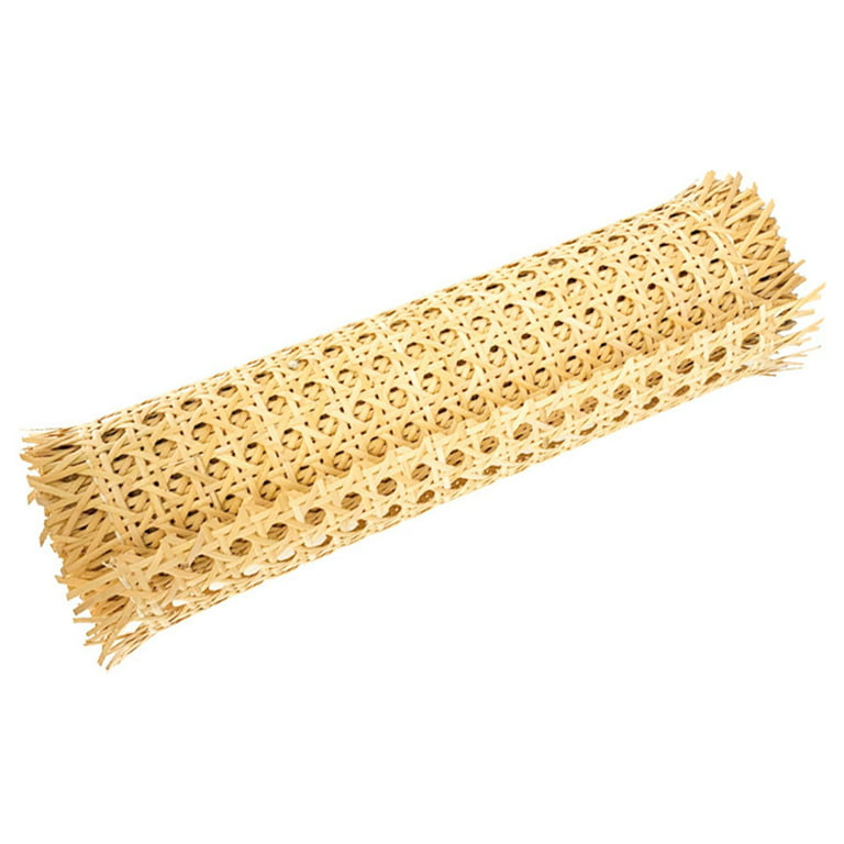 1 Roll Natural Rattan Webbing Mesh DIY Cane Indsian Sheet Decor Supplies  Woven Cane for Cabinet Ceiling Upholstery Furniture , 40cm