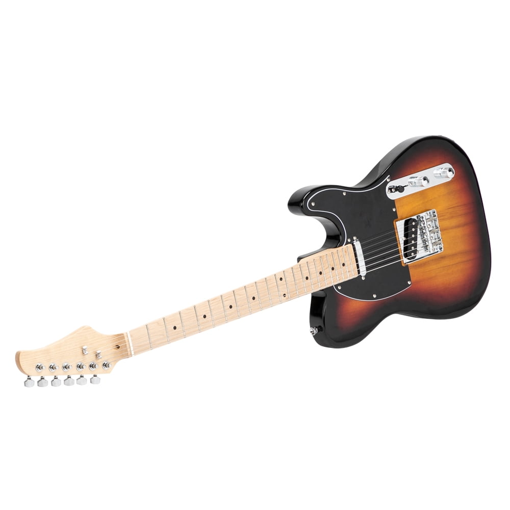 Private Jungle 39" inch Full Beginner Starter kit Maple Fingerboard GTL Electric Guitar SS Hardware Pickup,Sunset Color