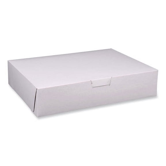 Bakery Boxes, Standard, 19 X 14 X 4, White, Paper, 50/carton | Bundle of 2 Cartons