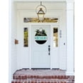 thumbnail image 2 of Eveokoki Beach Front Door Sign Funny Wreaths Hanging Wooden Plaque Decoration Round Rustic Wood Farmhouse Porch Decor for Home Front Door Decor, 11 x 11 Inch, 2 of 5