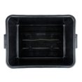 thumbnail image 5 of 6 Pack 20" x 15" x 7" Black Polypropylene Bus Dish Plastic Restaurant Tub w/Lid of Set, 5 of 9
