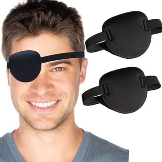 Equate Foam Padded Eye Patch, Black, 1 Count, One Size Fits Most