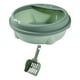 thumbnail image 1 of Jaula de arena semicerrada para gatos, fácil de limpiar, con pala, suministros para mascotas, parte superior abierta Verde Pequeño, 1 of 9