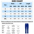 thumbnail image 4 of Four Way Stretch Scrub Pants for Women Slim Fit Anti-Wrinkle Yoga Waistband Jogger Medical Uniform Work Pants 2026 Turquoise L, 4 of 6