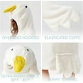 thumbnail image 5 of Goose Blanket Hoodie Onesie Adult & Kid, Oversized Warm Duck Wearable Hoodie Blanket with Shose, Cozy Sleeping Bag, 5 of 8