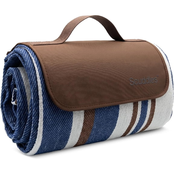 Scuddles Picnic Blanket Extra Large Beach Blankets Waterproof Couples Gifts for Women Who Have Everything Perfect White Elephant Gifts for Adults Top Wedding Registry