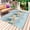 Green Blue, variant on Vintage Beach Coastal Outdoor Rug 3x5 Ft - Reversible Patio Rug Outdoor Camping Rugs, Nautical Shell Starfish Coral Summer Indoor Outdoor Area Rugs, Non-Slip Outdoor Carpet Runner for Deck/Porch