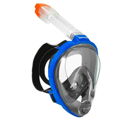 Head Sea Vu Dry Full Face Anti Fog XS Kids Adult Snorkel Scuba Swim Mask, (Best Scuba Mask For Small Face)