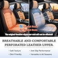 thumbnail image 6 of 2023 Car Seat Cover for ACURA INTEGRA , Orange and Black Car Seat Covers, Premium Leather 5 Seats Full Set With Lumbar Support Waterproof, Protect Car Seats, 6 of 8