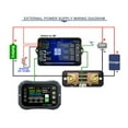 thumbnail image 3 of Justharion Bluetooth 100a / 400a / 600A RV Moniteur de Batterie avec / Shunt Mètre Batterie Coulomb Mètre Testeur Capacité de Batterie Fiable 600A KG-160F, 3 of 6