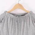 thumbnail image 3 of Sleep Shorts for Women Comfy Women’s Pajama Shorts Elastic Waist Drawstring Soft Comfy Sleep Short Pants Lightweight Casual Loungewear Shorts with Pockets Gray L, 3 of 5