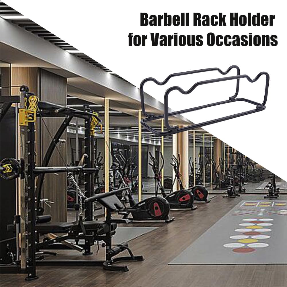 1Pc Barbell Rack Holder Black Iron Dumbbell Brackets Small Dumbbell Holder Dumbbell Storage Rack Floor Fitness Storage Rack Weight Holder Rack