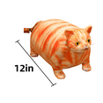 thumbnail image 2 of 3D Printed Cat Stuffed Animal Pillow - 12'' Super Soft Cat Plush Toy - Bed Sofa Decor Cushion Gift, 2 of 4