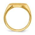 thumbnail image 2 of 14k Yellow Gold Mens Signet Ring Size 10 Ring for Men - 7.4 Grams, 2 of 6