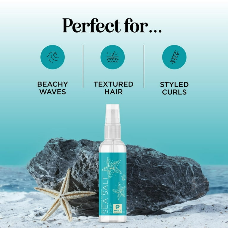 Volumizing Sea Salt Spray for Hair - Texturizing Beach Waves Spray & Hair Mist Curl Activator - Non Sticky Styling Beach Hair Spray for Men and Women