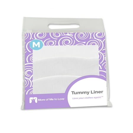 - Cotton Tummy Liner, Medium, White, 3-Pack by More of Me to Love