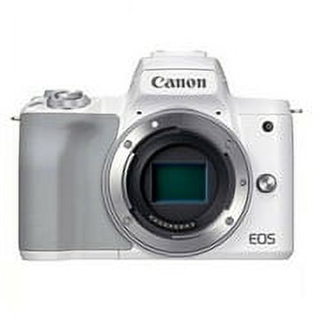 Canon EOS M50 ホワイト レンズ付き Canon EOS M50 Mark II (White) Body Only - Walmart.com