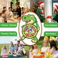 thumbnail image 4 of 30" Large Dinosaur Dart Board Kids Toys for Age 4-8, Kids Dart Board Game with 12 Sticky Balls Safe Classic Felt Dartboard Set , Birthday Gifts for 8-12 Year Old Boys, 4 of 6