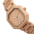 thumbnail image 3 of Earth Wood ETHEW4701 Acadia Unisex Bracelet Watch, Khaki & Tan, 3 of 3