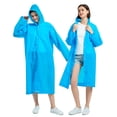 thumbnail image 1 of 1Pz Impermeable Para Lluvia Chubascos Impermeable Para Adultos Poncho Impermeable Reutilizable Capa Lluvia Portátil Con Gorra Y Cordón, 1 of 7