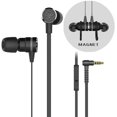 thumbnail image 1 of in-Ear Earphone, Wired Magnetic PC Phone Gaming Headset with Mic Black, 1 of 3