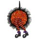 thumbnail image 1 of Corona de Halloween con patas de bruja, adornos para puerta delantera, decoraciones, decoración para fiestas navideñas, 1 of 8