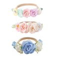 thumbnail image 1 of Diadema de 3 piezas para niña, hermoso turbante para recién nacidos y Estilo D Baoblaze Diademas florales, 1 of 8