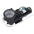 thumbnail image 2 of 2.0HP Swimming Pool Pump Motor W/Strainer Filter in/Above Ground 7080GPH, 2 of 9