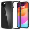 thumbnail image 1 of Funda SPIGEN Crystal Hybrid para iPhone 15 Transp Negro, 1 of 8