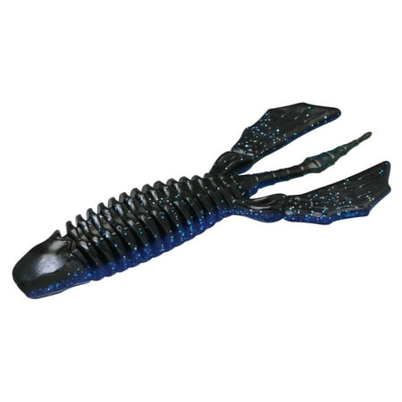 UPC: 0843459014040 | Jackall Fishing ARCHELON BLK BLU SIL FLAKE Craw Baits [JARCH-BLKBS]