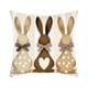 thumbnail image 2 of Uuiauoio Easter Pillow Covers 18x18 Easter Throw Pillow Covers with Bunny and Eggs Spring Home Decor Pillowcase Square Cushion Covers for Sofa Bed Couch, 2 of 6