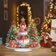 thumbnail image 4 of 5D DIY Art Decoraciones Mesa Kits Adornos Kit Acrílico Forma Especial Muñeco Nieve Navidad para Adultos Principiantes, 4 of 9
