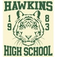 thumbnail image 2 of Netflix Men's Stranger Things Hawkins High School Tiger 1983 Graphic T-Shirt, 2 of 4