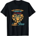 thumbnail image 2 of 100% Cotton Unisex In My Darkest Hour I Reached For Hand And Found A Paw T-Shirt, 2 of 5
