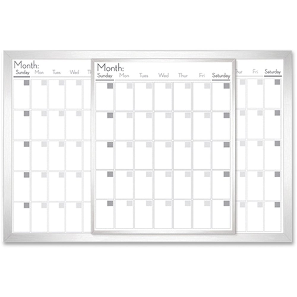 Lorell DryErase Calendar Board, 1 Each (Quantity) Walmart