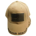 thumbnail image 5 of USA American Heritage Freedom Isn't Free Khaki Adjustable Embroidered Cap Hat, 5 of 5