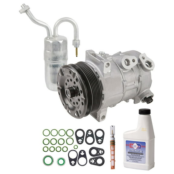 AC Compressor & A/C Kit For Dodge Avenger 2.4L 4-Cyl 2012 2013 2014 - Includes Drier, Expansion Valve, Oil & O-Rings! - BuyAutoParts